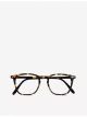 #E Reading square-frame glasses +3