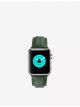 Apple Watch alligator-embossed leather strap and stainless steel case 42/44mm