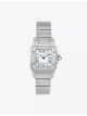 reselfridges-watches-pre-loved-cartier-santos-galbee-stainless-steel-quartz-watch-main-1.jpg