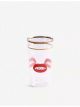 Toiletpaper printed glass tumbler 13cm